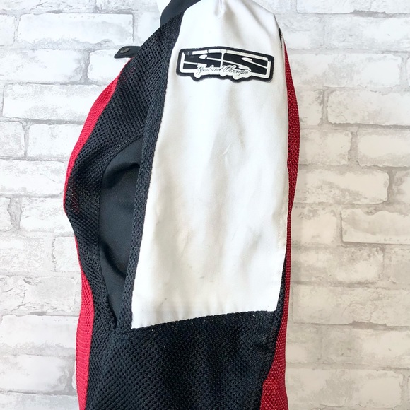 Speed & Strength black, red & white mesh motorcycle jacket w/ waterproof insert - Picture 7 of 15